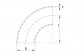 N-601 Bogen 90°, 3d geschweisst