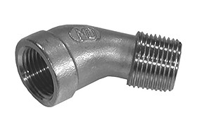 N-310 Elbow 45°, equal, int./ext. threaded
