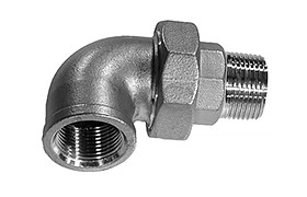 N-511-U Union elbow plane face, int./ext. threaded