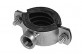 N-635 Pipe clamp with rubber insert