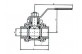 N-807 Ball valve 3-piece 3-teilig with full traval 