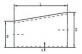 N-626 Reducer welded, metric excentric, without zylindric ends, standardlength (D-d)x3