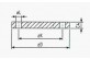 N-721 Blind flange, NP 10, reduced thickness