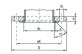 N-741 Loose flange, NP 10, bright
